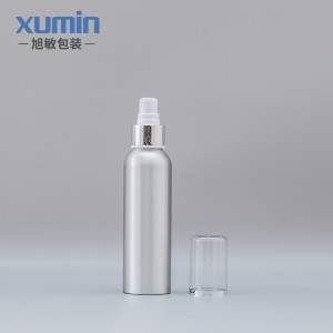 Eco-friendly bouteille 15 ml aluminium cosmetic bottle 30ML 50ML 100ML 120ML 250ML matte black bottle with aluminium bottle