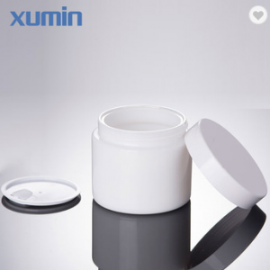 Wholesale white cosmetic jar for 100g glass jar