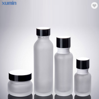 Factory Price Plastic Cosmetic Jars - wholesale glass bottle 50ml 110ml 150ml cosmetic glass lotion pump bottle – Xumin