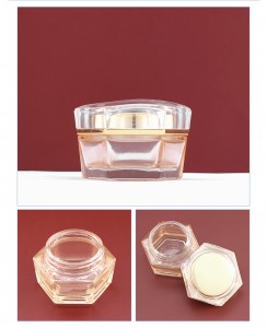 wholesale cosmetic glass face cream jars 50g cosmetic glass jar with lids