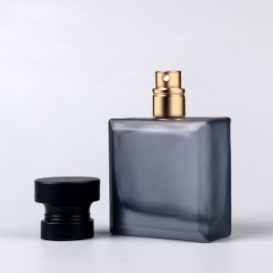 30ml pocket mini clear design your own perfume bottle wholesale matte black perfume glass bottle
