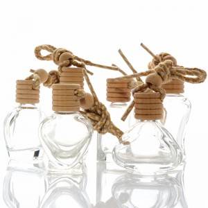 5ml 6ml 7ml 8ml 9ml 10ml Vervaardiging Perfume Glass hang Car Diffuser bottel met 'n hout Deksel
