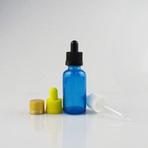 10ml 30ml 50ml aromatherapy cobalt blue glass dropper essential oil bottle