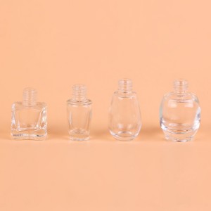 8ml 9ml 10ml custom design empty clear mini glass nail polish bottle wholesale