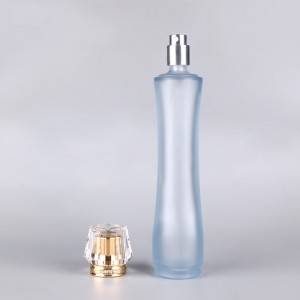 frascos de aceite de perfume branco provedor 100ml China fantasía costume cilindro marca de deseño de vidro xeadas
