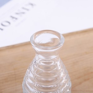bán buôn 43ml sang trọng độc đáo hương thơm thiết kế hương thơm sậy chai diffuser kính với gậy sợi