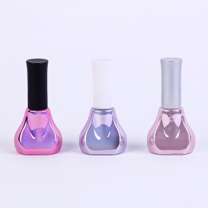 10ml нокти луксозен дизайн собственото си лого триъгълник празен гел UV лак за нокти гел бутилка