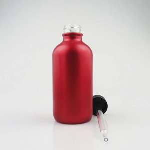 10ml 15ml 20ml 30ml 50ml 100ml electroplated red empty essential oil glass bottle