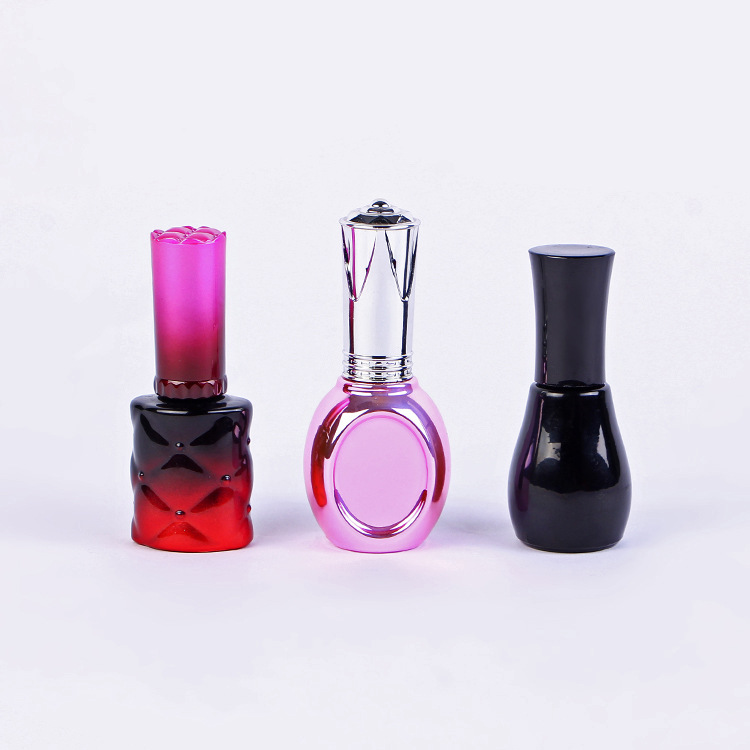 Factory Promotional Cosmetic Tube 15ml - 14ml 15ml wholesale labels electroplating UV empty custom glass nail gel polish bottle – Linearnuo