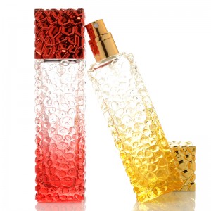 30 ml veľkoobchod zákazku Farebný obdĺžnik sprej parfumy prázdna sklenená fľaša