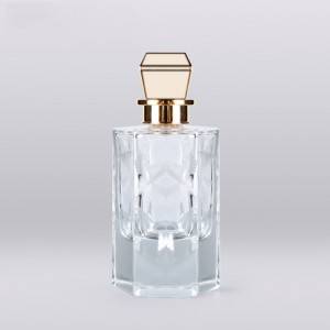 Thick base crystal  perfume glass bottles 100ml mens perfume bottle manufacturers