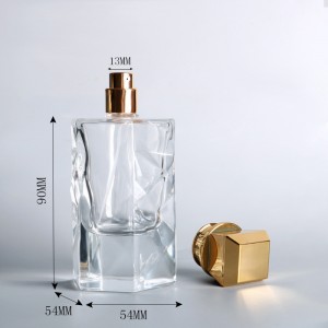 Debeli baza kristalno parfema staklenih boca 100ml Muške parfema proizvođači boca
