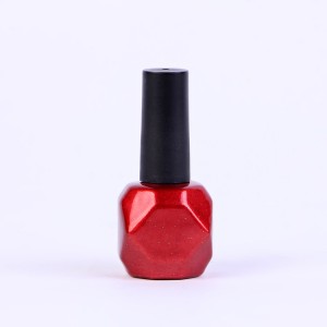 Red lacquer uv 15ml 0.5oz luxury glass empty nail polish bottle for oil