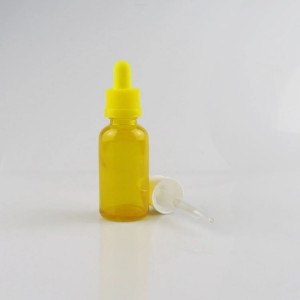 30ml 1oz custom gold boston glass dropper bottle pipette for essential oil