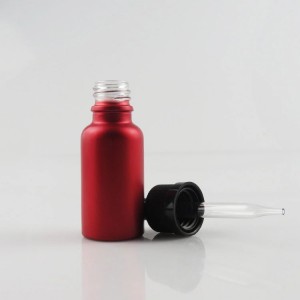 10ml 15ml 20ml 30ml 50ml 100ml галванично червено празна бутилка от съществено значение масло стъкло