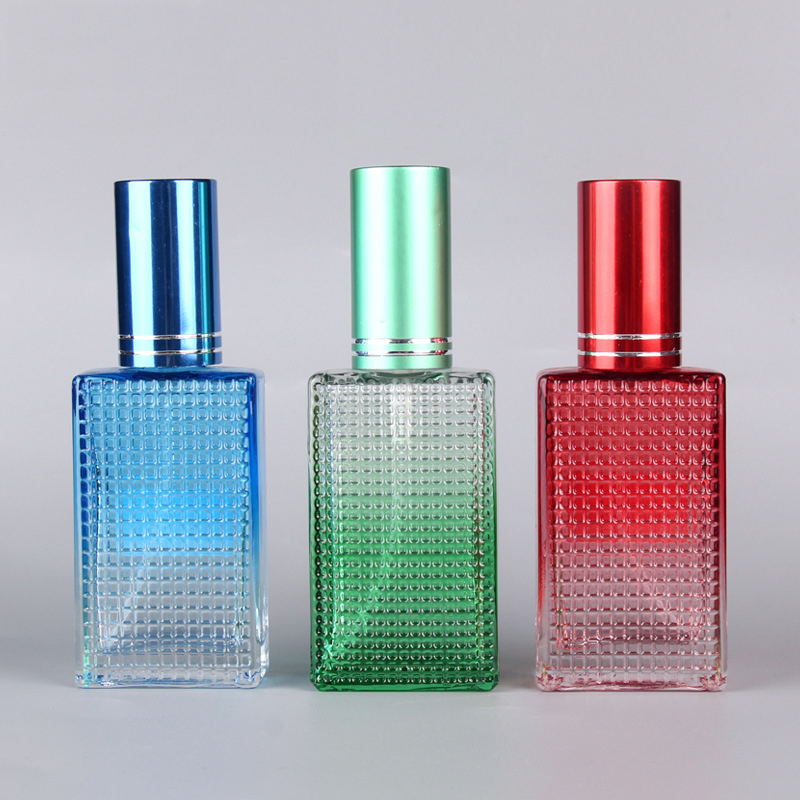 Factory one-stop cosmetic package25ml 30ml perfume refill bottle rectangle perfume bottle glass Featured Image