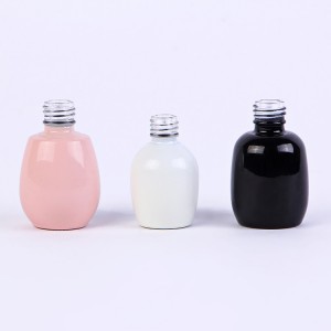 12ml 15ml custom print black uv large opi empty glass nail polish bottle wholesale