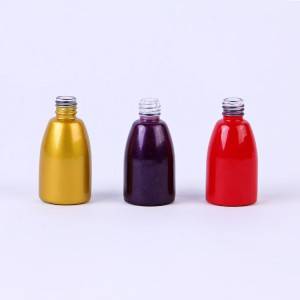 Yellow custom print 15ml 0.5oz sticker empty uv nail gel polish glass bottle