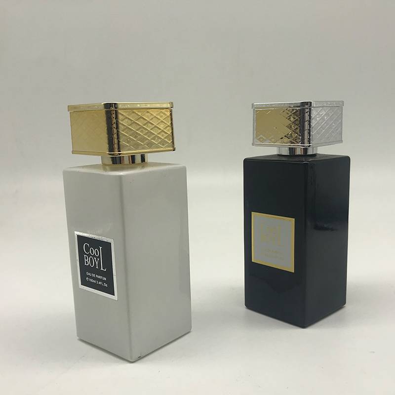 High Quality Glass Bottle With Dropper -
 100ml luxury custom made parfum Cube glass spray bottles – Linearnuo