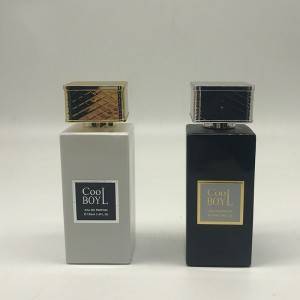 100ml luxury custom made parfum Cube glass spray bottles