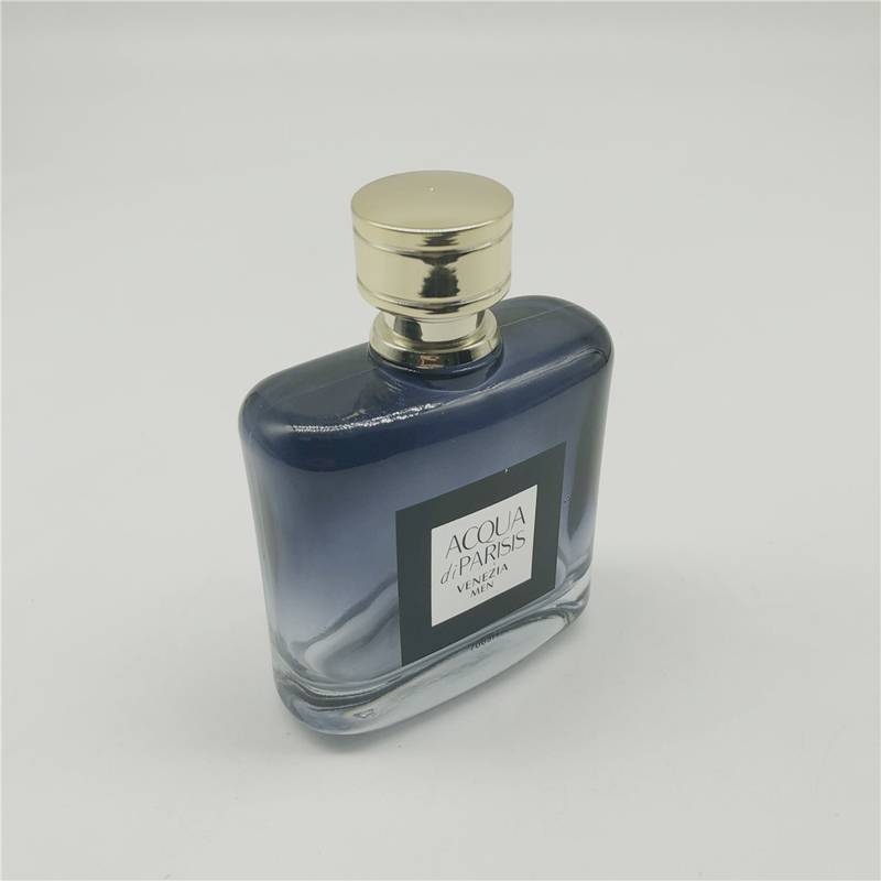 Factory source Nail Polish Bottle Holder - 100ml logo man classic perfume spray glass bottle for man – Linearnuo