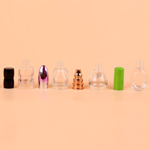Clear bottle 8ml 10ml wholesale nail art empty nail polish bottle glass