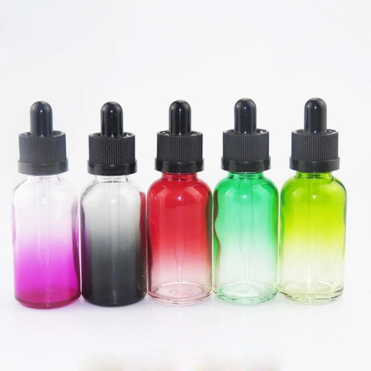 Professional ChinaGlass Dropper Bottles -
 10ml 15ml 30ml high quality round clear glass essential oil bottle with silver/golden dropper – Linearnuo