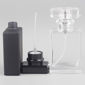 30毫升批發男裝香奈兒品牌的香水瓶標籤黑色香水玻璃瓶