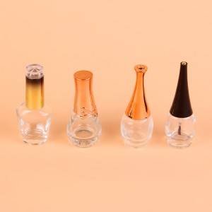 Bottle 15ml nail polish unique cap empty gel nail polish glass bottle wholesale