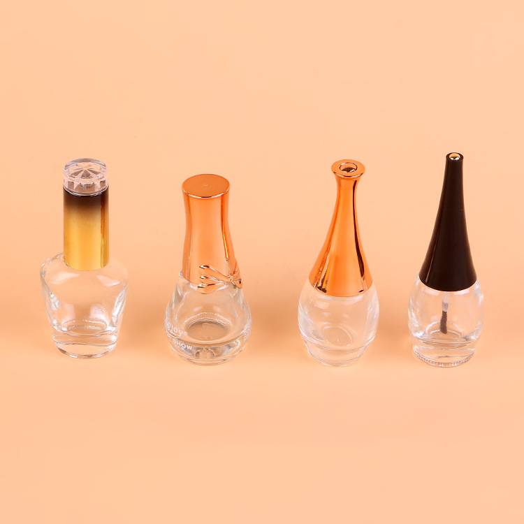 2017 China New Design Empty Perfume Bottle - Bottle 15ml nail polish unique cap empty gel nail polish glass bottle wholesale – Linearnuo