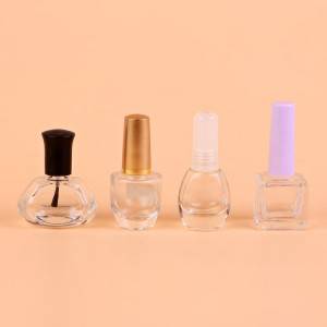 8ml 12ml 15ml wholesale unique square empty uv gel nail polish bottle glass