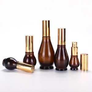 10 ml 20 ml 30 ml 50 ml 100ml China verskaffer amber kosmetiese spuit bottel essensiële olie glas dropper bottels