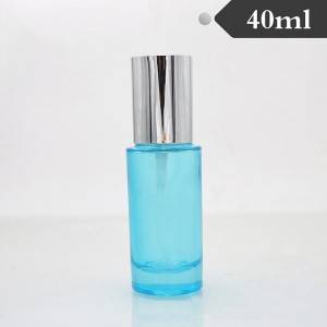 50g / 40ml 100ml 120 ml matglazen kosmetiese bottel met pomp groothandel