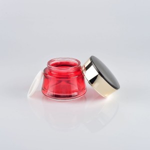 Nagykereskedelmi egyedi design üres üveg kozmetikai krémet jar és testápoló pumpás
