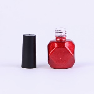 Red lak uv 15ml 0,5 unce luxusní sklo prázdný lak na nehty láhev na olej