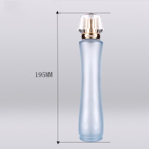 100 ml supplier China apik silinder adat desain account Frost kaca gendul lenga wangi kosong