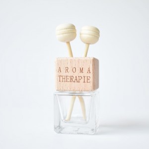 Perfume Diffusor Flasche Autoglasparfümflaschen 5ml mit Holz cap
