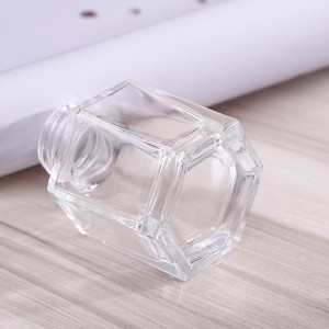 all'ingrosso aromaterapia fragranza trasparente vetro vuoto esagonale reed diffusore bottiglia da 100 ml