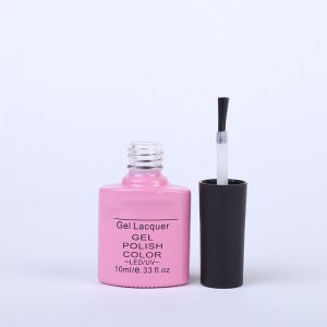 10ml ເລັບຂາຍຍົກປ້າຍແກ້ວຢາທາເລັບ gel ເປົ່າ custom ແກ້ວແກ້ວ polish