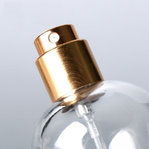 100 ml sylinterin kierroksella hajuvesipullosta etiketit räätälöityihin kirkas tyhjä lasi hajuvesipullojen valmistajat kruunu kulta korkki