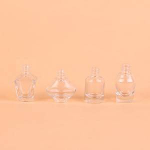 8ml 9ml 10ml custom design empty clear mini glass nail polish bottle wholesale