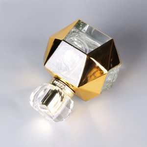 100ml velkoobchod luxusní vintage uv galvanicky povlak prázdná skleněná láhev pro parfém olej