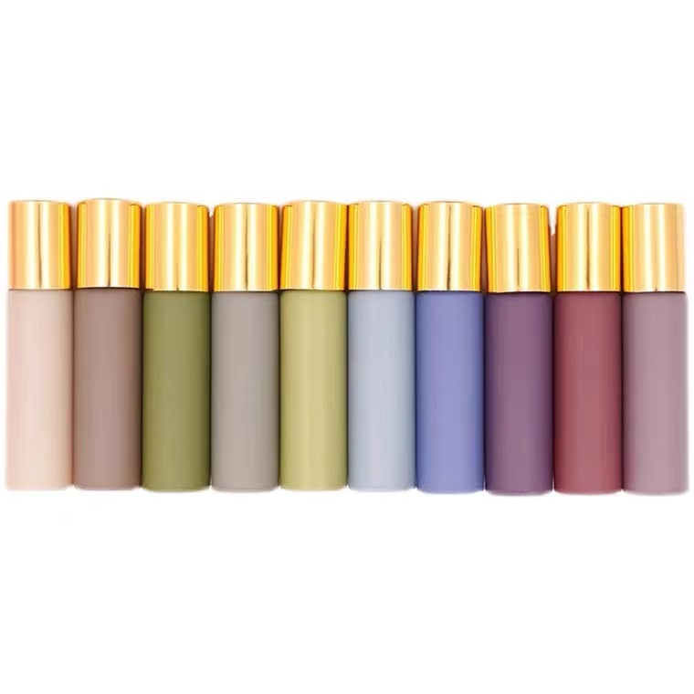 PriceList for 15ml Perfume Bottle -
 In Stock 10ml Macaron color elegant 10ml roller glass bottle – Linearnuo