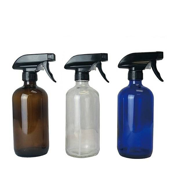 Download China 500ml clear amber glass bottle with trigger sprayer ...