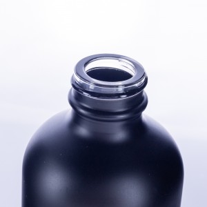 500ml boston round glass pump bottle