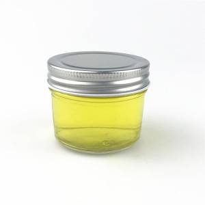 Low MOQ for 64oz Glass Growler - 100ml transparent jam jar wide mouth candle jar  – Shining