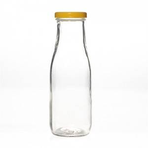 300ml clear juice glass bottle packaging