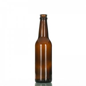 glass beer bottles 330ml amber