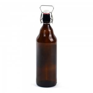 Cheap price 500ml Reed Diffuser Glass Bottle - unique shape large 1 litre glass beer wine juice bottles – Shining