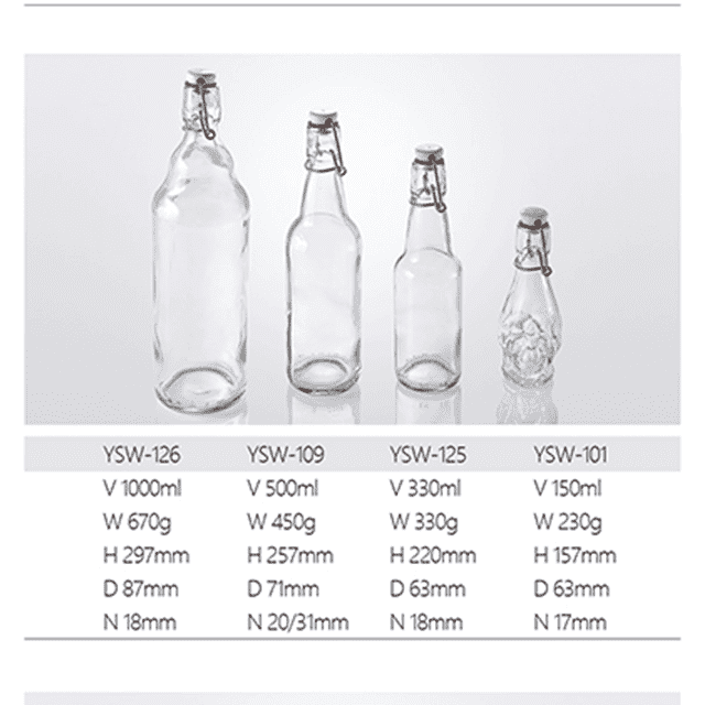 liqour glass bottle 